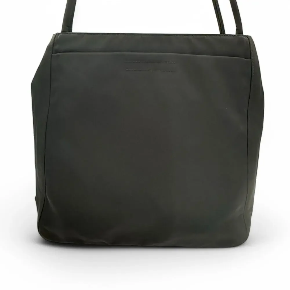 Authentic Prada Metropoli Shoulder Bag Black Nylon Italy Vintage. COA Included - Picture 4 of 7